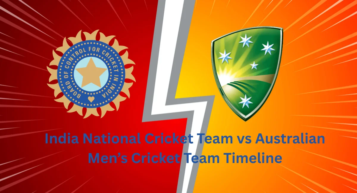 India National Cricket Team vs Australian Men’s Cricket Team Timeline