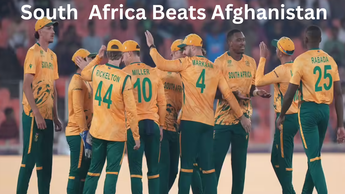 Double Super Over Thriller: South Africa Beats Afghanistan